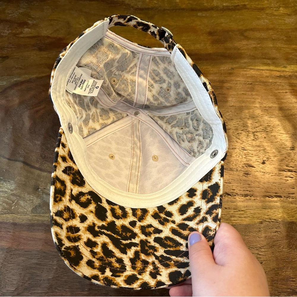 Cheetah Print Baseball Hat! - Picture 3 of 3